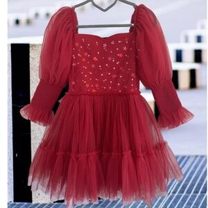 Marais Sky Blushing Sweetheart adorable girl Valentine daddy daughter dress 7/8